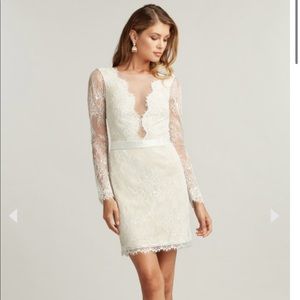 Tadashi Soji lace white dress